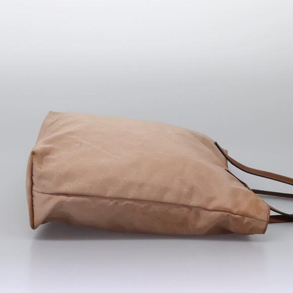 GUCCI GG Canvas Tote Bag Nylon Pink Silver - Picture 5 of 16